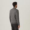 FERRAROMILANO Fleece-Bonded Half-Zip Sweater M/Grey (Amserd40236)
