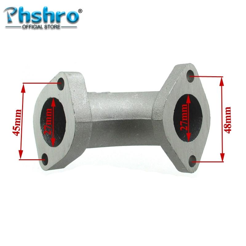 Phshro 27mm Intake Pipe ZL-174 For 125cc 140cc 150cc 160cc Pit Dirt Bike