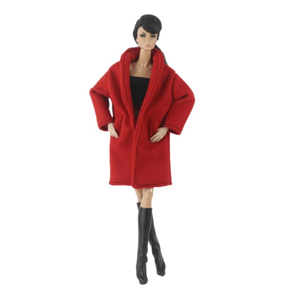Handgefertigte BABI KLEIDUNG Wollmantel Outfit für 30cm Puppe 11,5 Zoll bjd Kleidung Viele Stilrichtungen Geschenke für Puppenzubehör #02