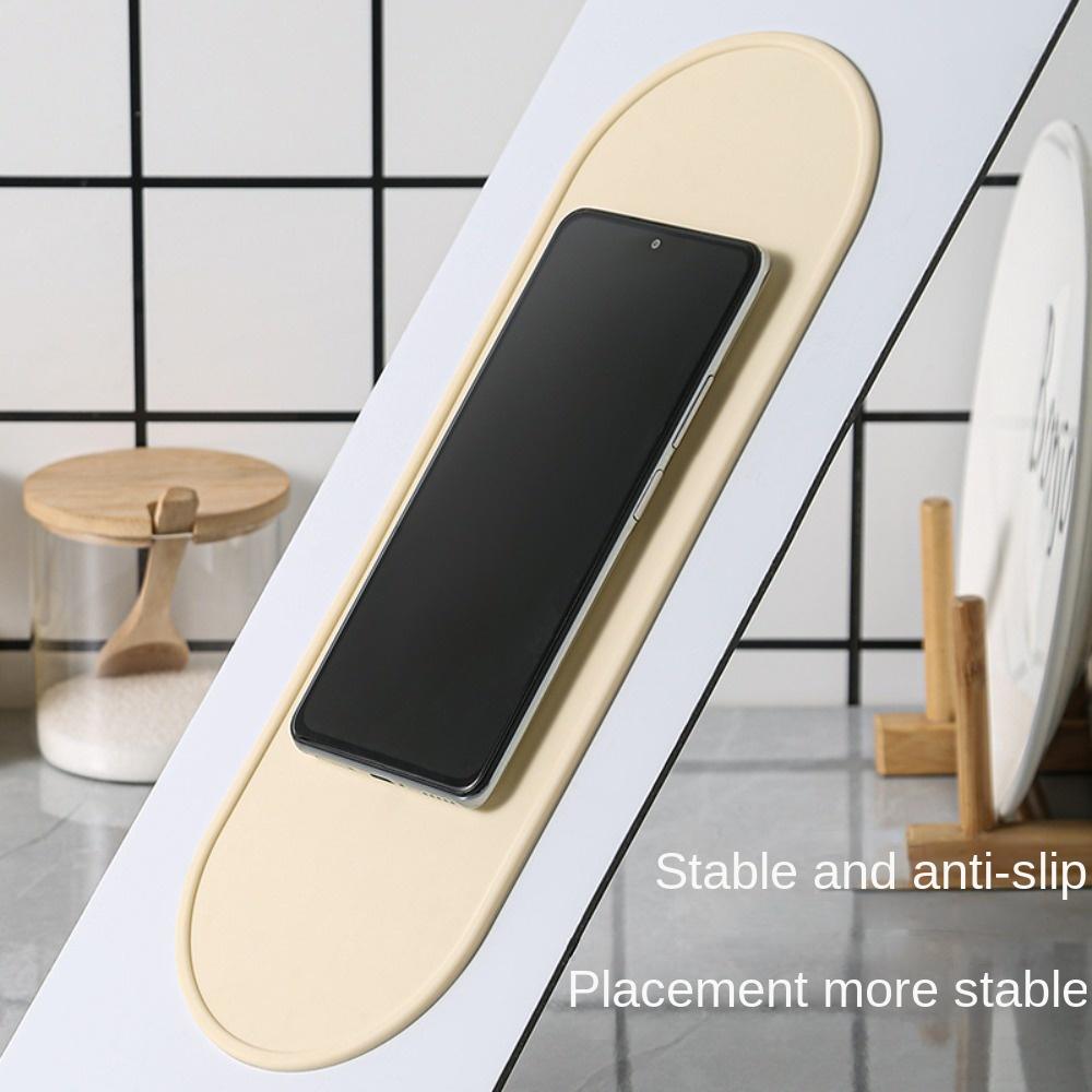 Anti Slip Seasoning Bottle Storage Tray Washable Soap Dispenser Tray Silicone Vanity Tray  Dessert