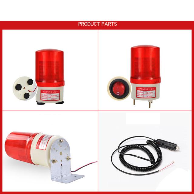 Popular Factory Safety Warning Alarm Light Flashing Lamp with Sliding or Swing Gate Opener for Sale