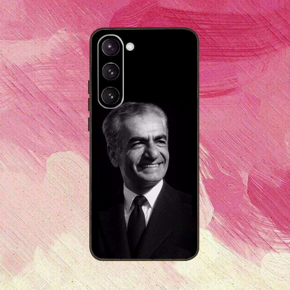 M-Mohammad R-Reza P-Pahlavi Phone Case For Samsung Galaxy A73,A72,A71,A70,A53,A52,A51,Soft Silicone Black Cover