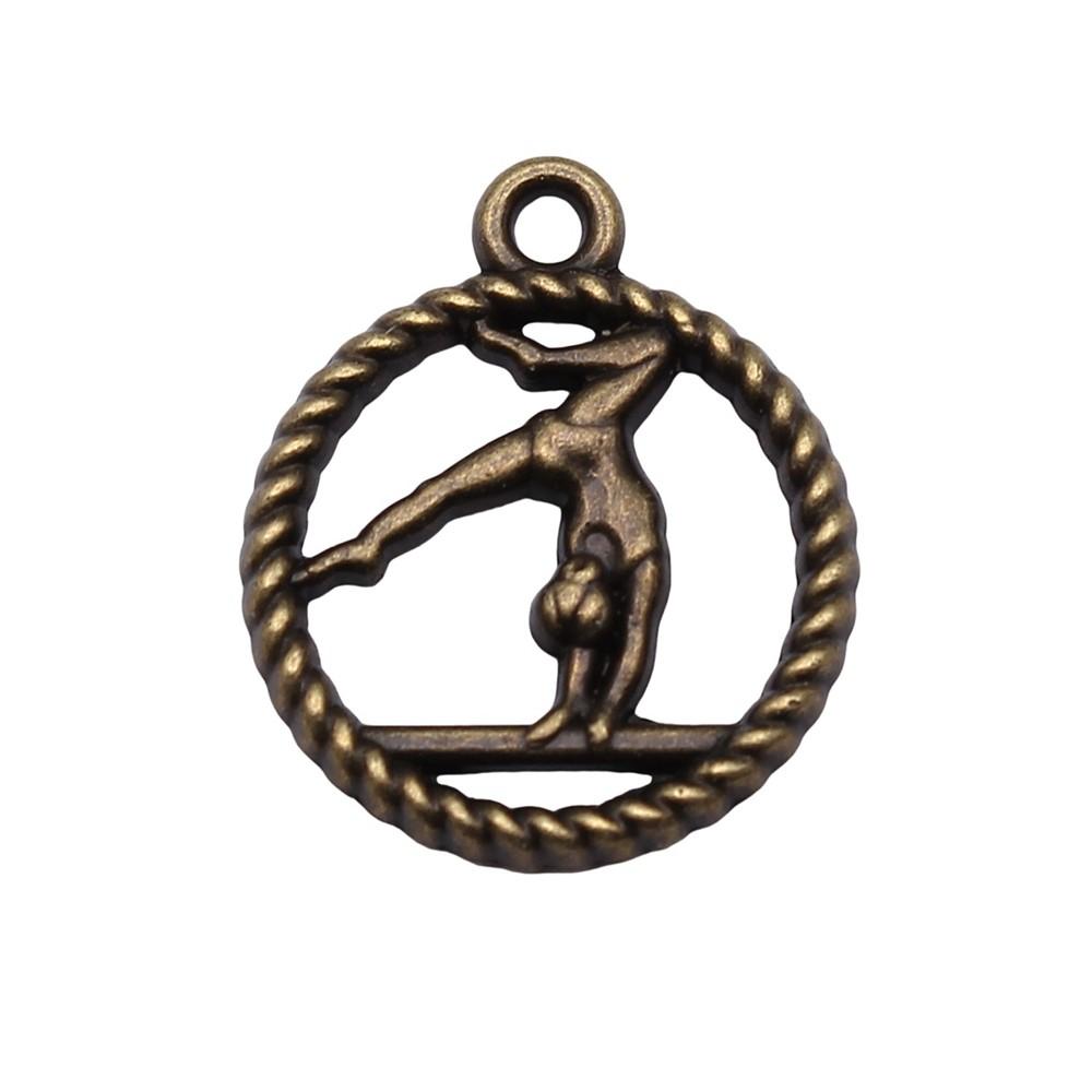 Weightlifter Charms Athletes Pendants For Fitness Gym Themed Jewelry Making