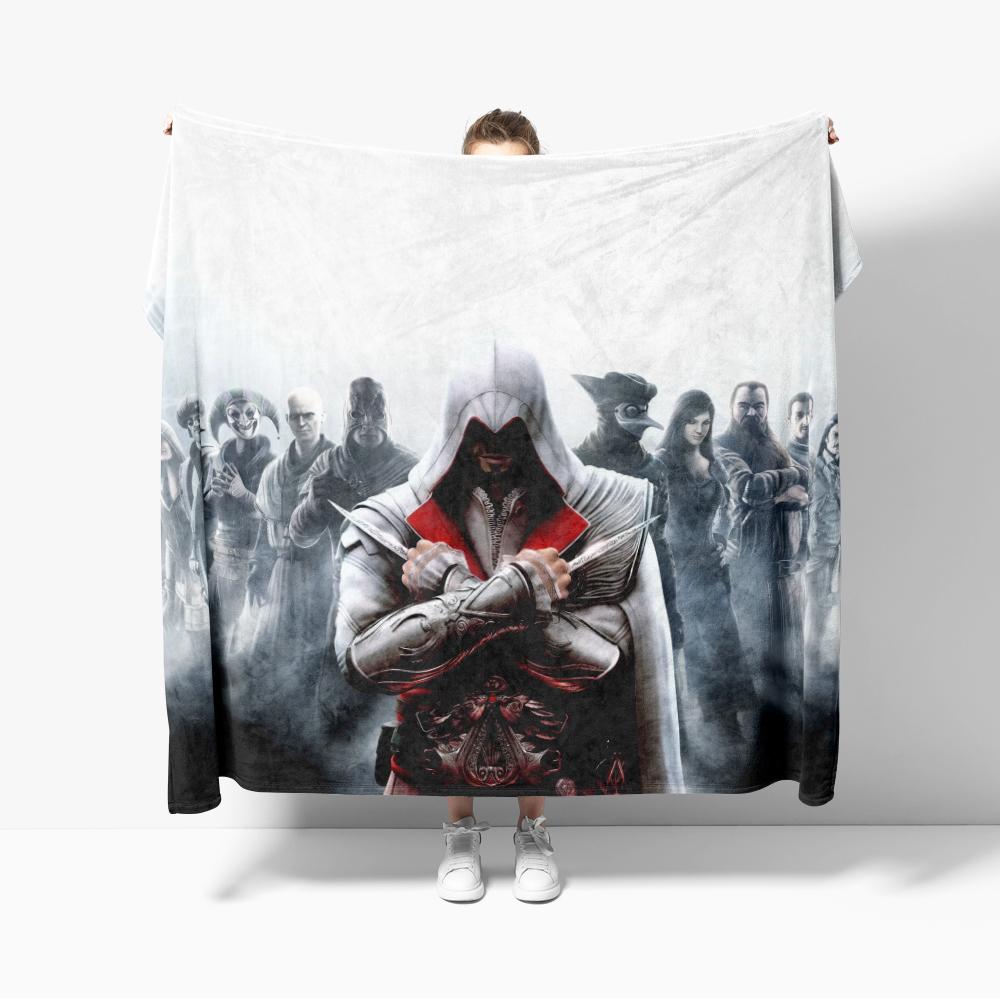 Assassins Blankets Soft Warm Flannel Creeds Throw Blanket Bedding for Bed Living Room Home Sofa