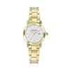 Reloj de cuarzo City Metal D31186MPI para mujer, de acero inoxidable, tono dorado y esfera blanca