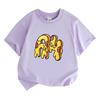 Merchandising A4 Camisetas para Niños 100% Algodón Merch A4 Estampado Lamba Camisetas Geniales Ropa Casual Niños Niñas Streetwear Tops Camisetas de Anime de Verano