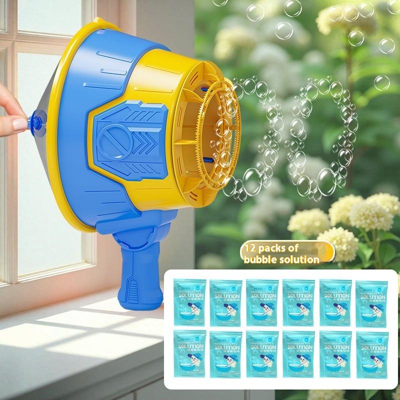 

1 Set Handheld Firework Gatling Gun Toy For Kids Outdoor Christmas Gift Unique Air Cannon Multi Hole Bubble Blower