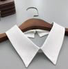 Women's Detachable Collar Cream Color Small Pointed Collar Accessory