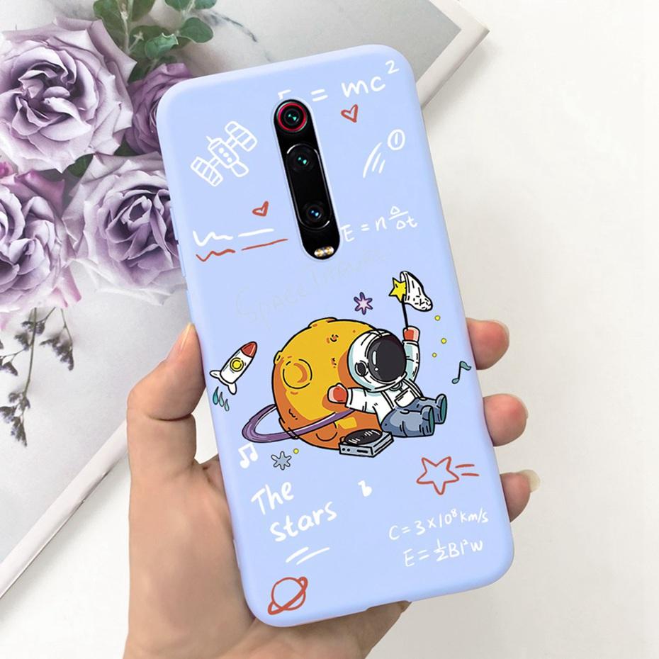 Kreslený obal pro Xiaomi Mi 9T Pro Mi9T Roztomilý barevný měkký silikonový zadní kryt pro Xiaomi Mi 9T 9 T 9TPro Pouzdra na telefon