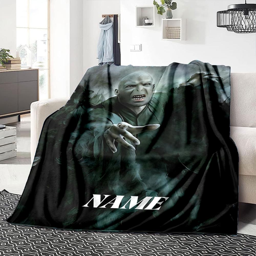 Custom Name Dark Magic blanket for Couch & Bed, Plush Cozy Fuzzy Blanket Super Soft & Warm Blankets for Fall and Winter. 090886