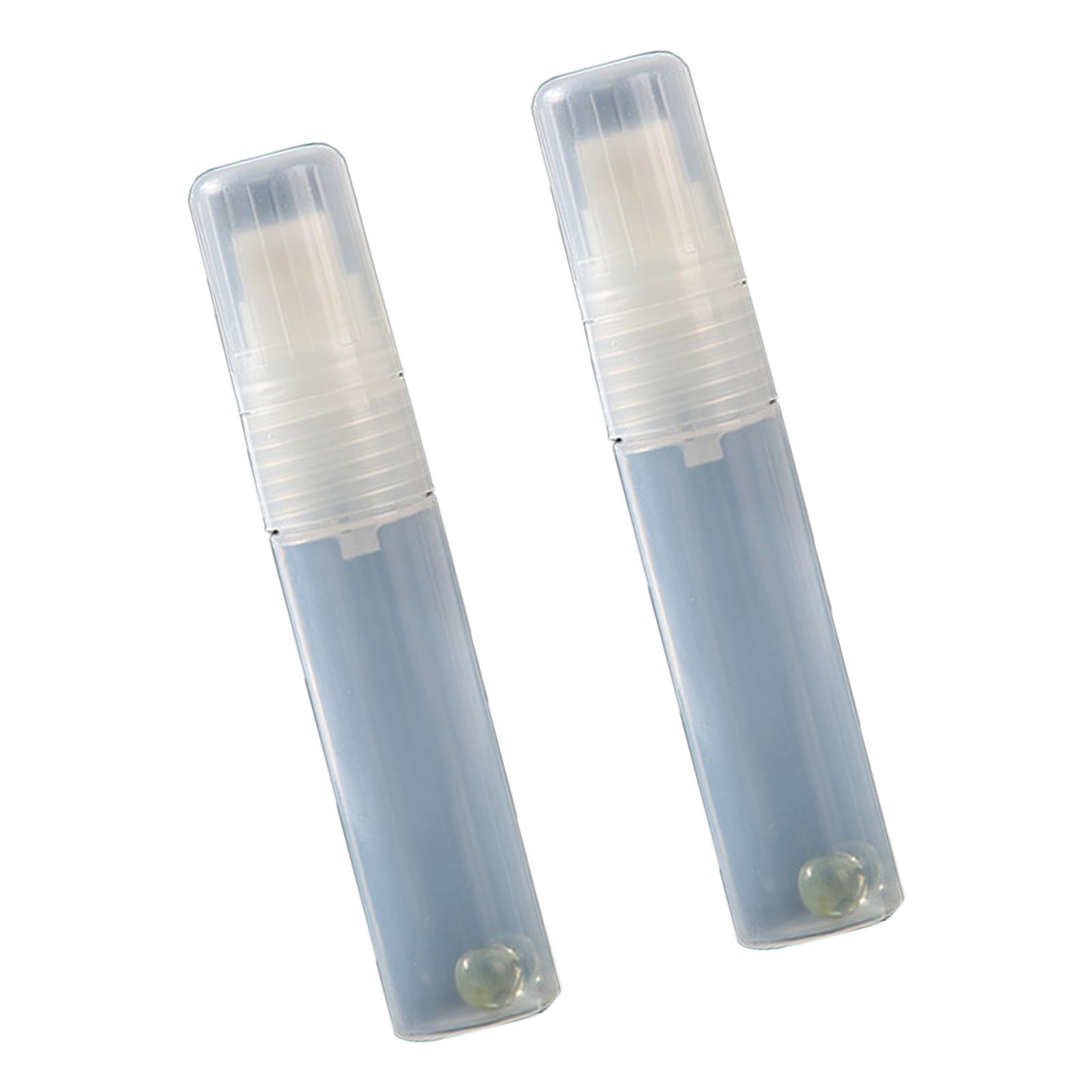 

2 шт. заправляемые акриловые маркеры для краски 15 мм с плоской головкой пустые акриловые маркеры заполняемая ручка для краски прозрачная ручка тюбик для искусства