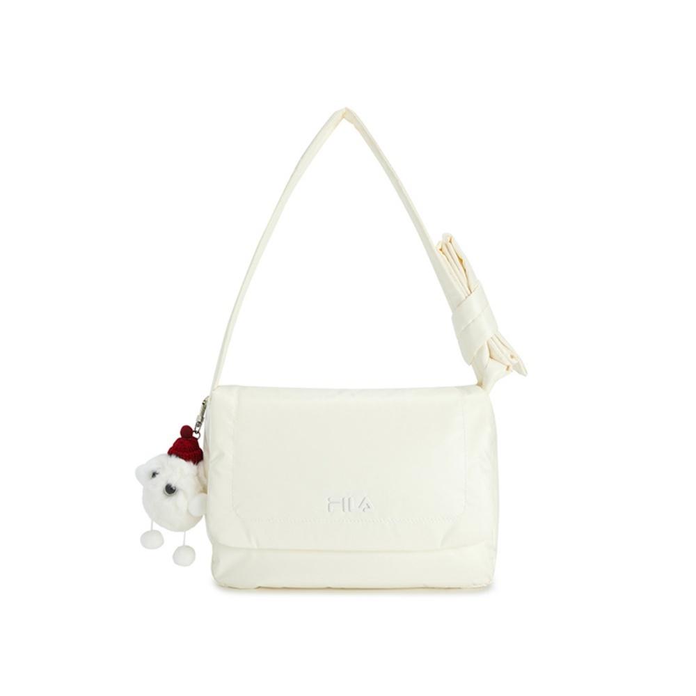 New FILA ORIGINALE PU Crossbody Bags Regular Women's Sugar Sand White F13W549165FIV