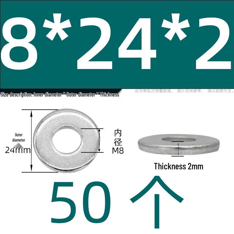 Ultra-Thick Galvanized Flat Washer Shim for M5-M30 Bolts