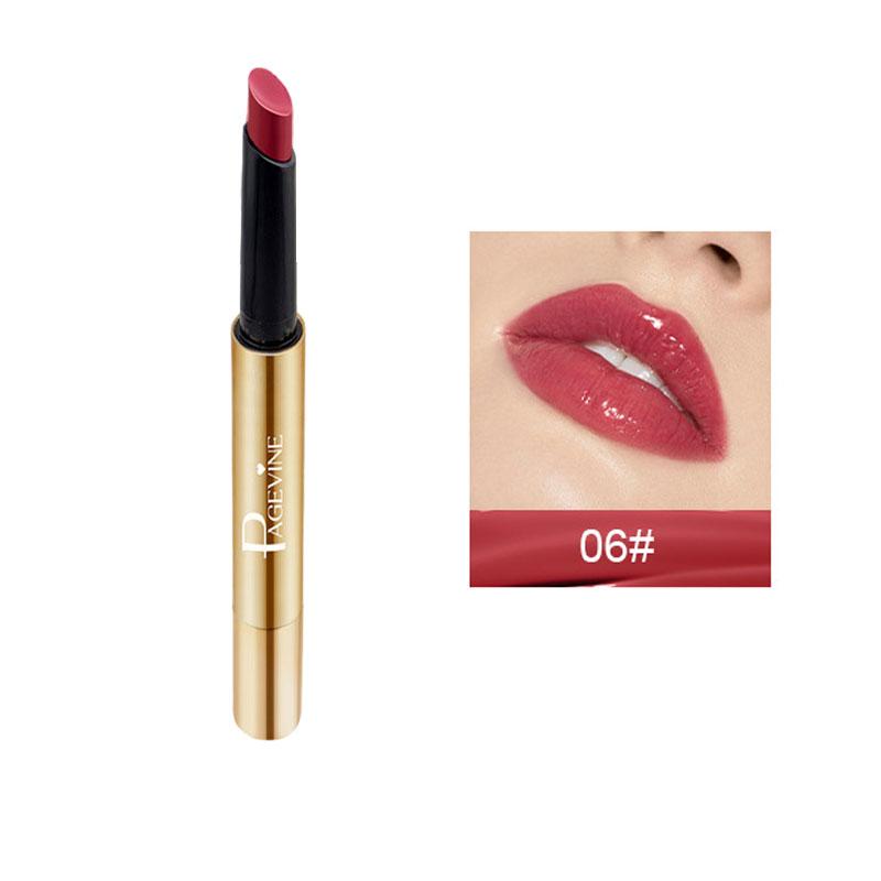 6-Color Matte Lipstick - Waterproof, Long-Lasting, Easy-to-Apply, Moisturizing Lip Color Makeup Paste Form for All Skin Types