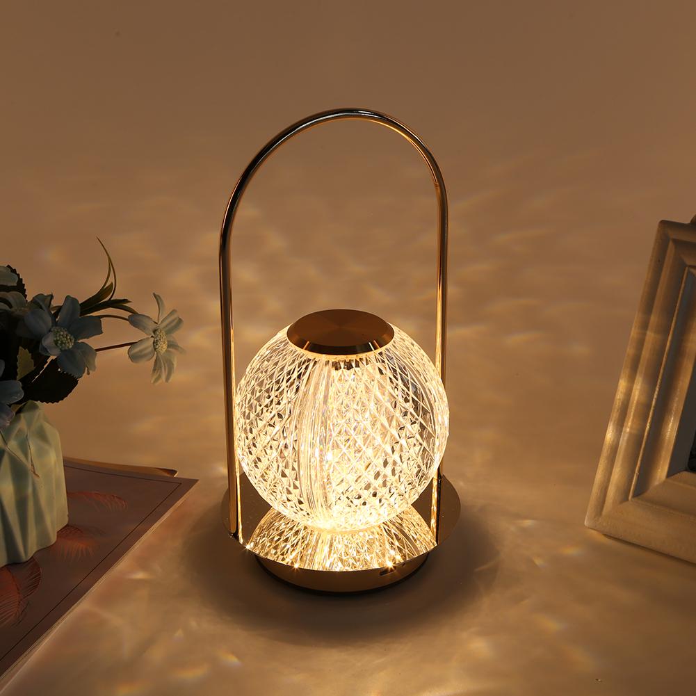 Cordless Table Lamp Portable Night Light Touch Control LED Sleeping Light 3 Light Colors Decorative Reading Light for Home Decor