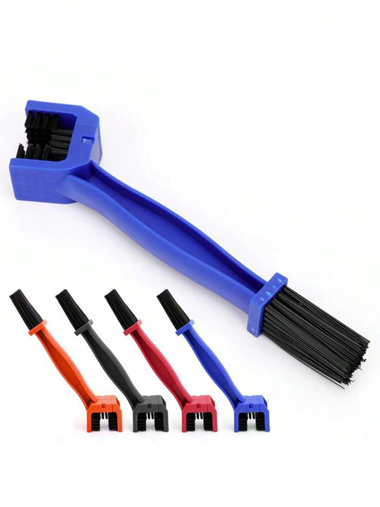 1pc Bicycle Chain Cleaning Brush, Motorcycle Cleaning & Lubrication Brush, 3-In-1 Chain Cleaner, Chain Cleaning Brush