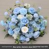 Simulated Silk Floral Arrangement: Round Flower Ball for Aisle, Table, or Wedding Stage Decoration.