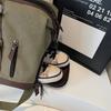 Retro Canvas Duffel Bag with Buckle Straps Large Capacity Travel Weekend Carry On Bag