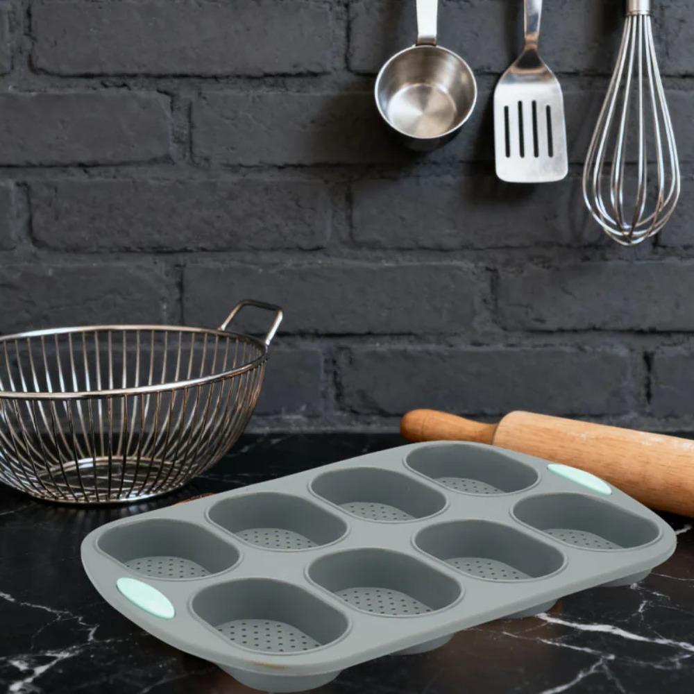 Anti-scalding Silicone Bread Pan Non-stick Baking Tray Durable Baking Mold Oven