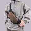 Waterproof Wear-resistant Men's Bag   High-end Minimalist Waist Bag Travel and Shopping Mini Shoulder Bag