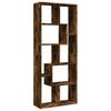 Vidaxl Partition Shelf, Smoked Oak, 67X25X161.5 Cm