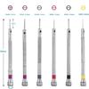 5pcs/set 0.8-1.6mm Steel Screwdriver for Watch Repairing Portable Watch Tools Band Removal with Mini Link Pins Watchmaker Tools