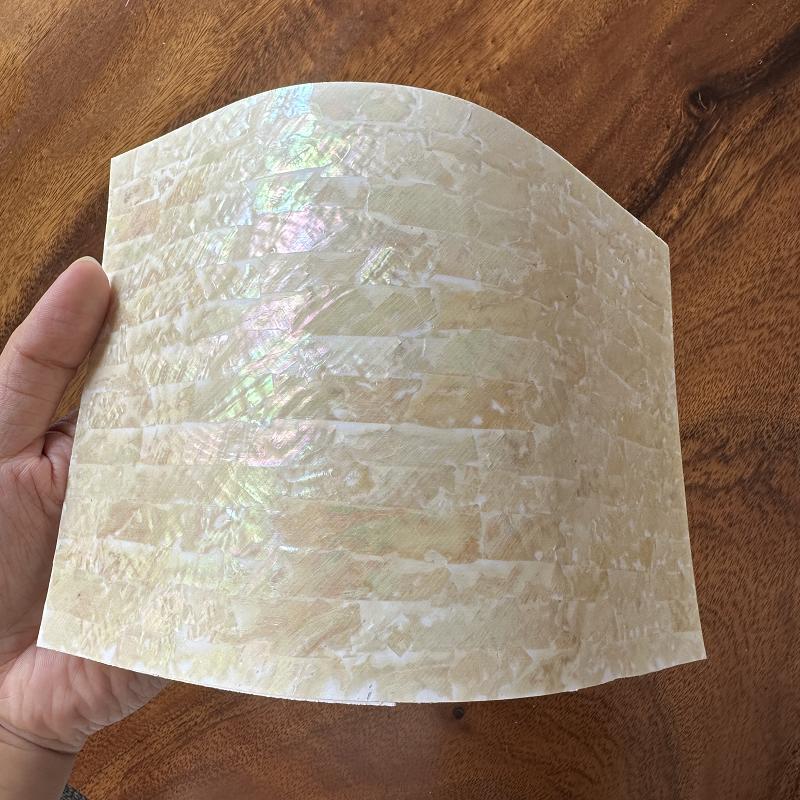 1Piece Natural Abalone Shell Mother of Pearl laminate Sheet DIY Home Decoration Material Crafts Carved Inlay Size 240x140mm 917