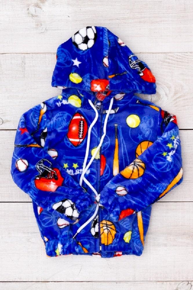 Boys’ Hoodie – Soft Brushed Fleece & Full Zip, Warm & Comfortable, Winter 6071-035-4 HC