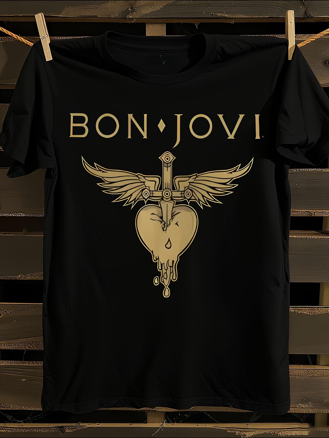 Bon Jovi Logo Inspired T-shirt S