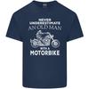 Biker Old Unisex Motorbike Motorcycle Funny Unisexs Light Cotton Tshirt