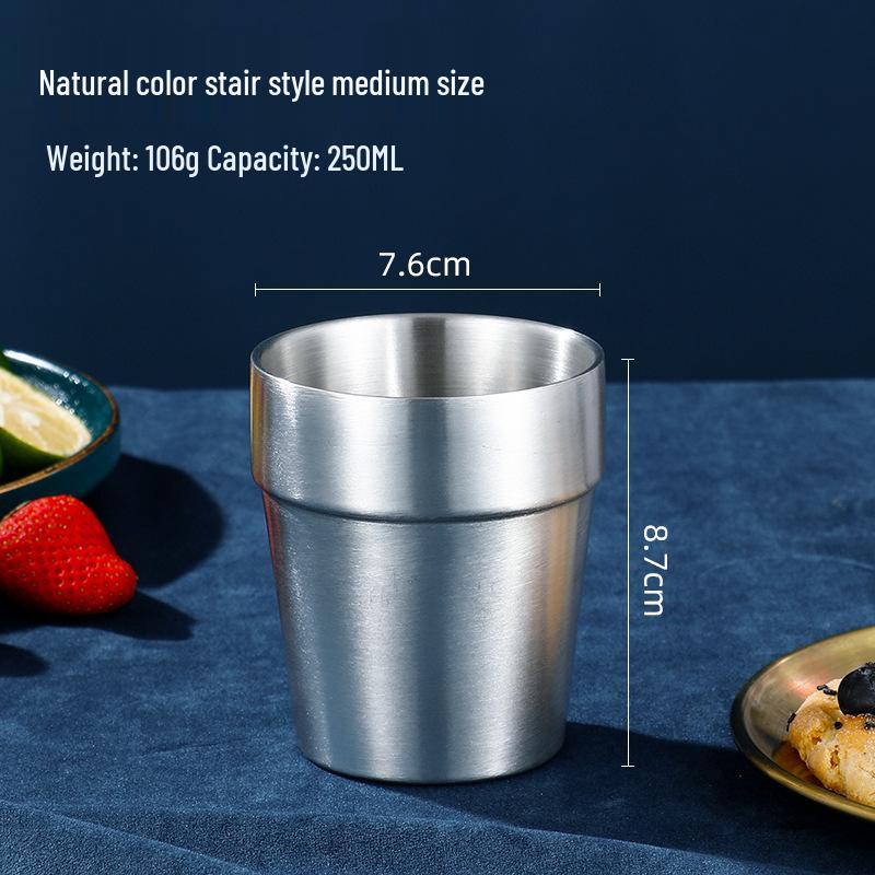 Korean Double-Walled Stainless Steel Sippy Cup & Beer Mug