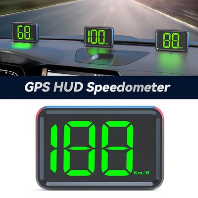 Carro Digital HUD Head Display Velocímetro GPS Medidor de Velocidade KMH MPH Display para Todos os Carros Caminhão Plug and Play Auto Peças Acessórios