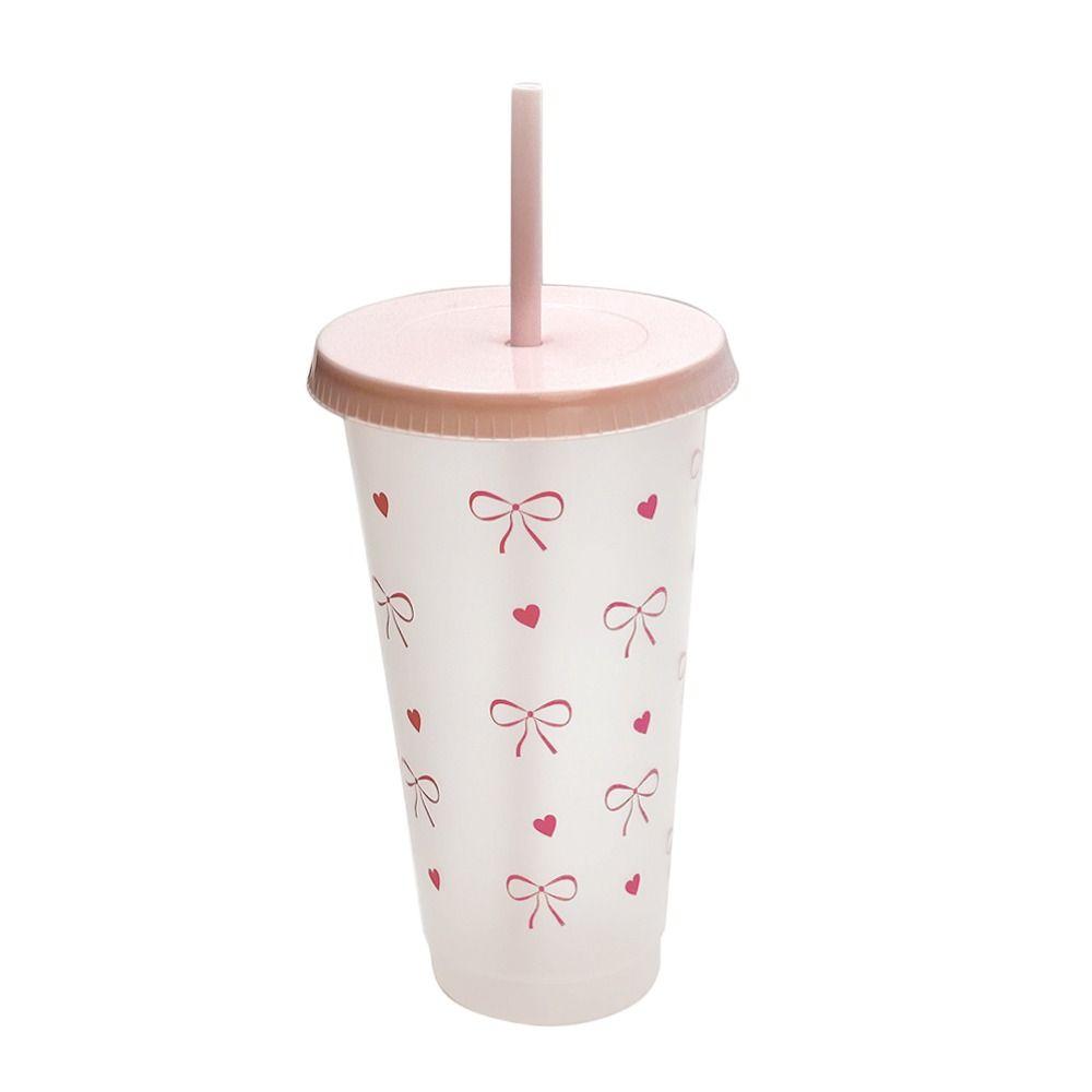 1/4/6Pcs  24oz/700ml With Lids Sippy Summer Sippy Cup Large Capacity Water Cup Drinking Kettle