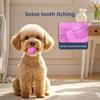 Natural Rubber Teething and Chewing Puppy Toy Ball That Won't Break, Interactive Training Eco-friendly Pet Toy