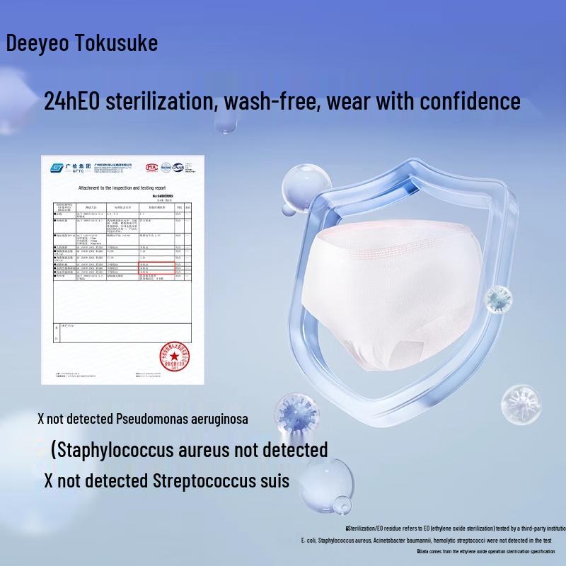 DeYou Women's Disposable Travel Underwear (4-Pack)