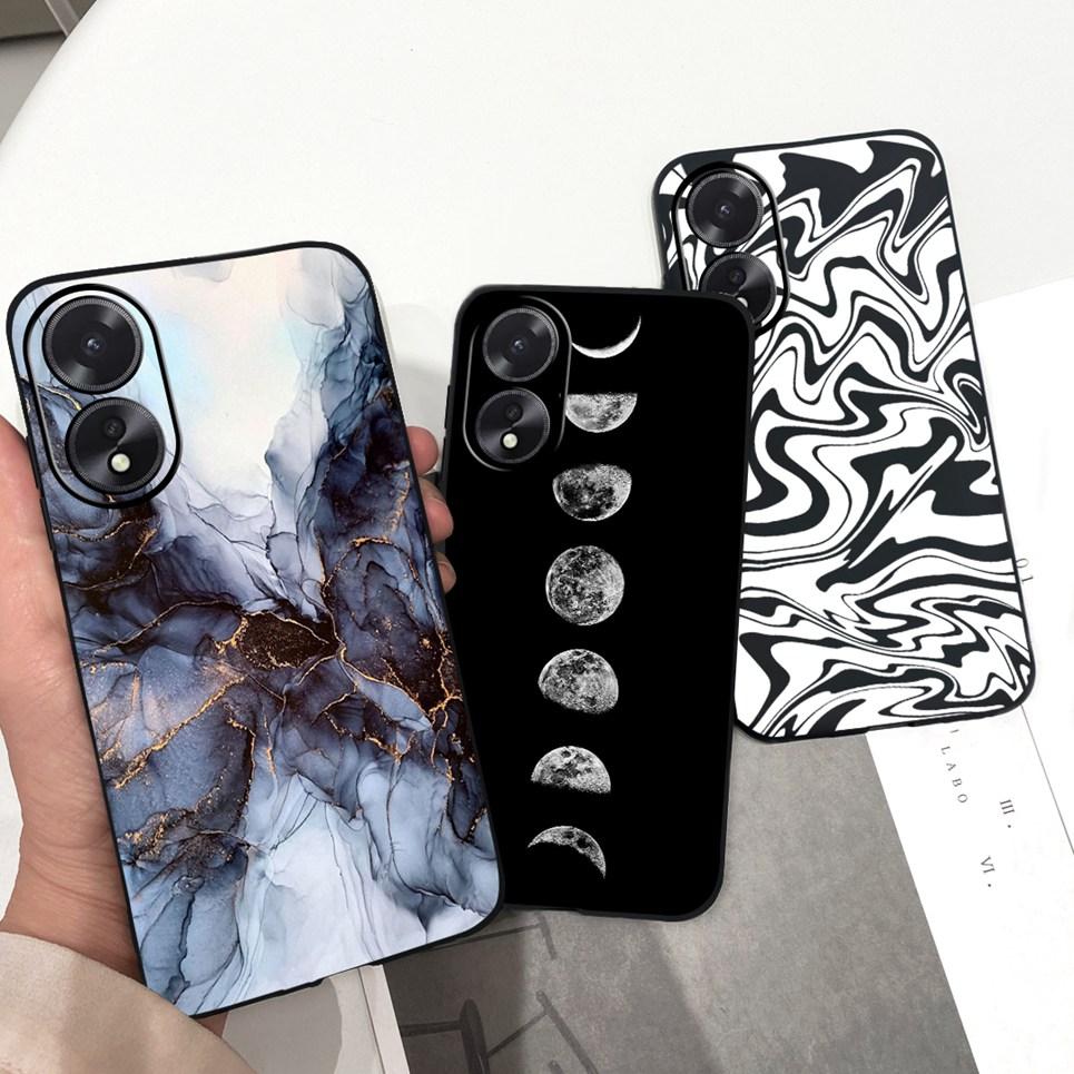 For OPPO A17 A17K Phone Case Flower Astronaut  Soft Silicone Matte Cover For Coque OPPOA17 OPPOA17K A 17 17K Fundas Shockproof