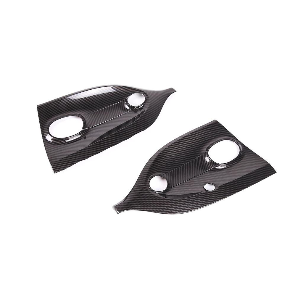 Car Door Handle Decoration Bowl Cover Carbon Fiber Shell For Mercedes Benz Smart 451 453 Fortwo Forfour Car Exterior