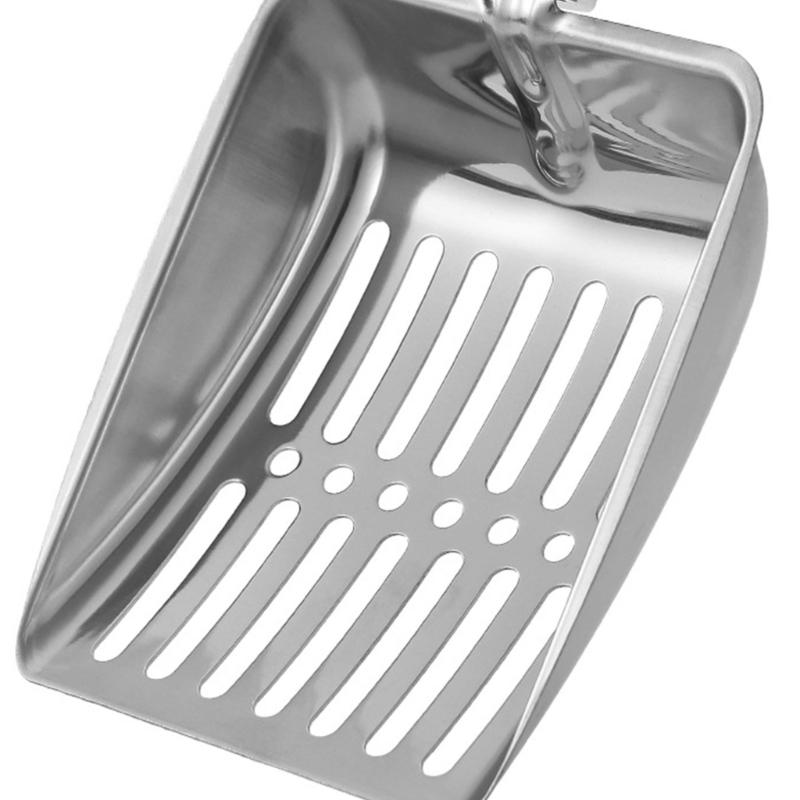 Cats Litter Scoops Large Kittens Poop Shovel Hollow Metal Scooper Cleaning Tool