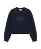 Malittepeulangsowajeobeo W Sweatshirt Court Logo Classique Bleu Marine