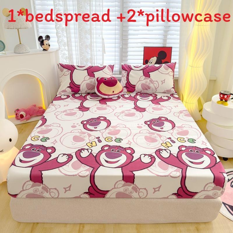 Toy Mouse Stitch Story Pattern Printing Bedspread Set Protective Cover