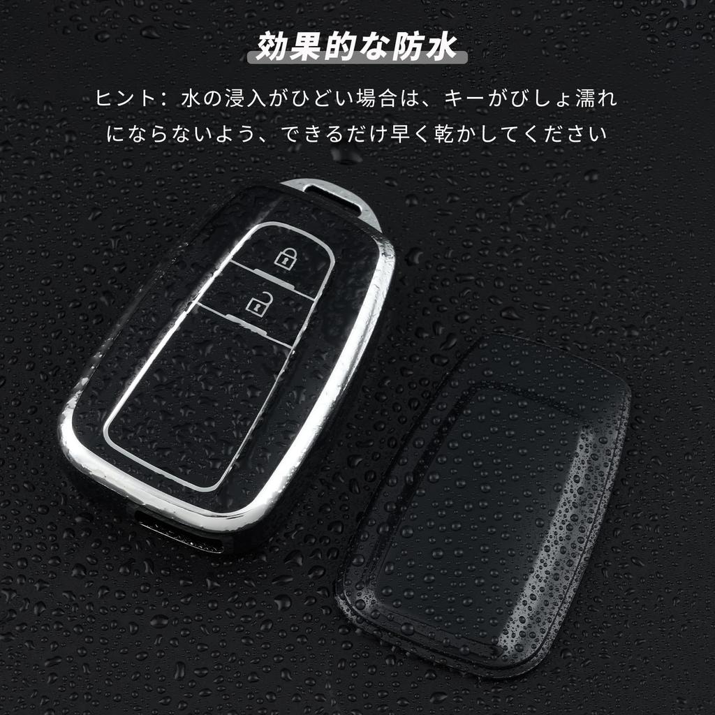 Key Case for Prius 50 Key Corolla New RAV4 50 70 150 Does Not Interfere with Radio Smart Key Case [OFFCURVE] Series, C-HR Cover, (Early Model),