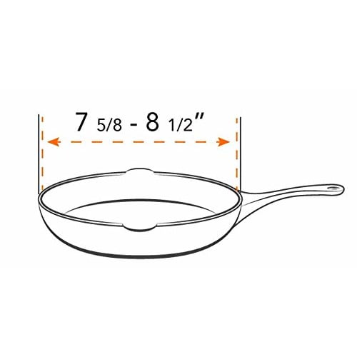 Frywall 8-inch (Small) Frying Pan, Orange, 100020965