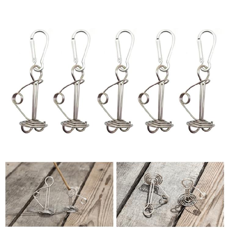 Portable Stakes for Outdoors Wind proof Wind Rope Camping Tent Nails Tent Stakes