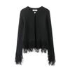 European and American Style Autumn New Fringed Button-knitted Jacket 6427109