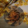 360 Degree Hanging Hook 10 Inch Metal Wind Chime Vibrant Abstract Design Durable Garden Decor Perfect Gift for Friends and Family Outdoor Patio Decor