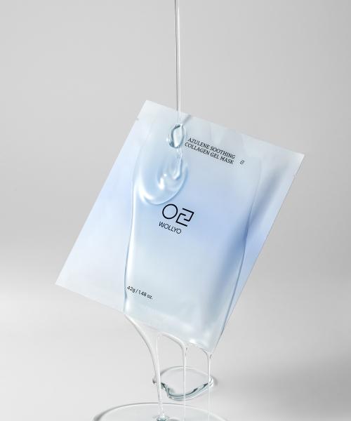 Wonryogongbang Azulene Soothing Collagen Hydrogel Mask 42g (5ea)