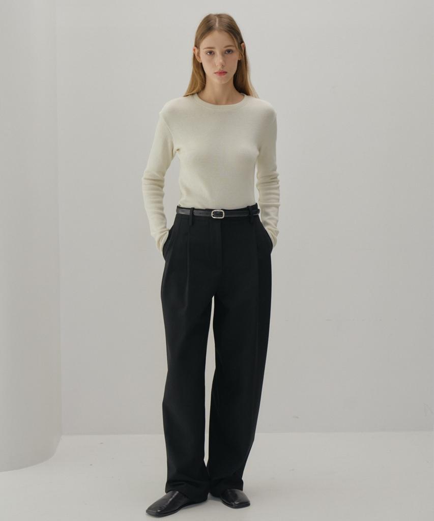 Okuka Signature Wool Trousers_Black