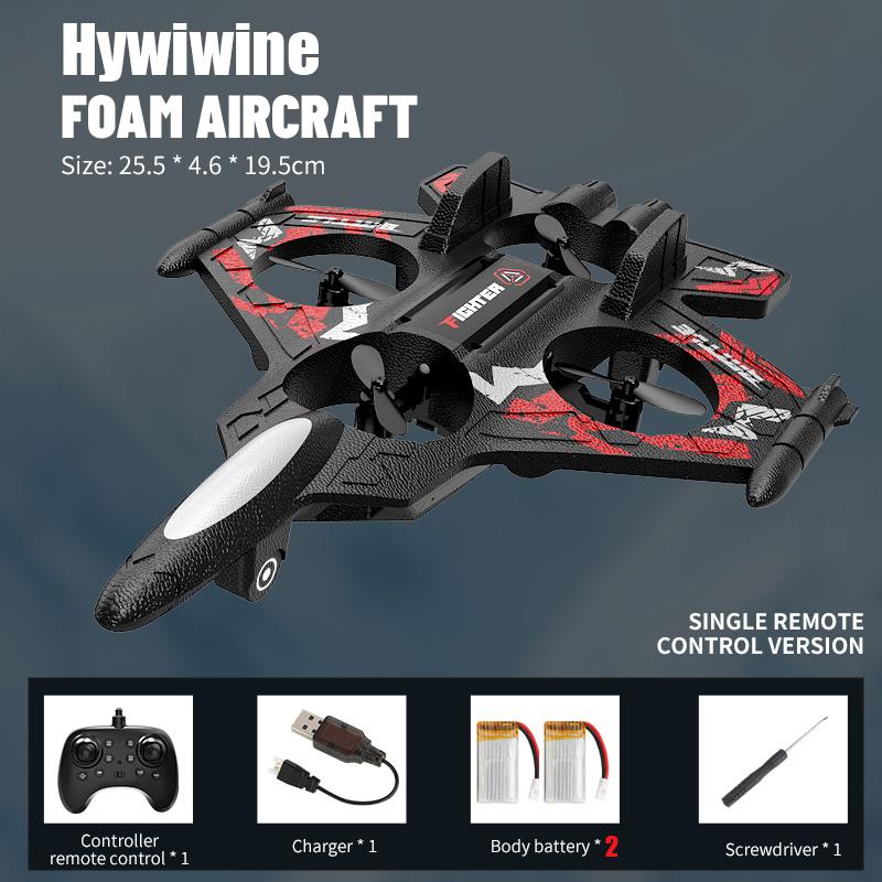 RC Plane 2.4G EPP Foam Remote Control Airplane Drone Kid-Friendly Hobby Fighter Jet Glider Toy for Boys Girls Birthday Gift