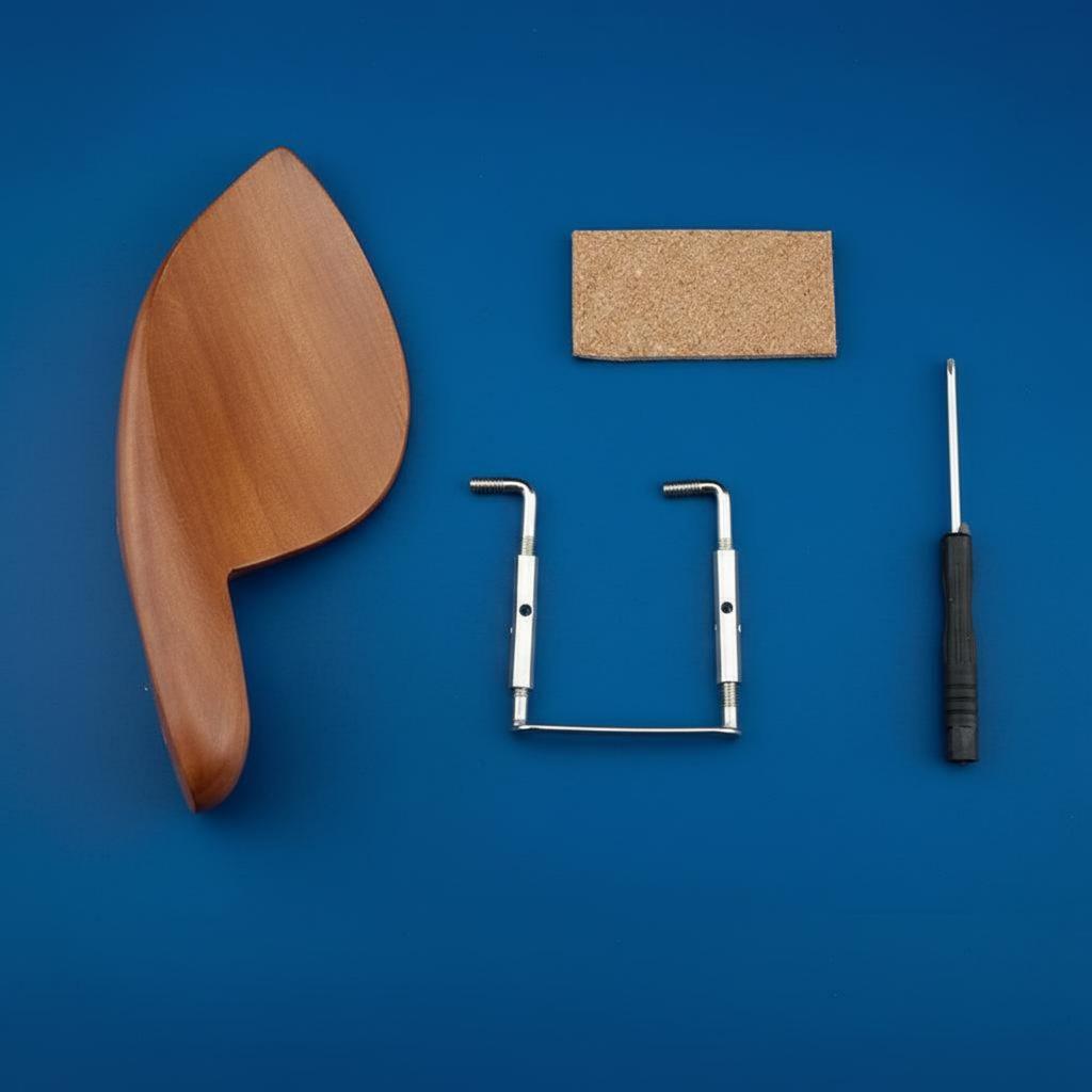 Violin Chin Rest Premium Material Violin Chinrest Kit Wooden Jaw Rest Long-Lasting Musical Instrument Accessory Sturdy Wood