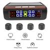 Car Tire Pressure Monitoring System Tyre Pressure Alarm T12 0-3.5Bar Solar USB TPMS With 4 External Sensors
